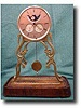 English skeleton clock, c1830