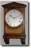 British Oak cased wall clock by Vulliamy, c1850