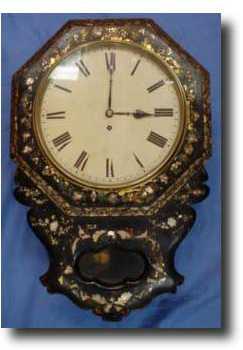 English drop dial clock, c1870 — Antique Clocks Price Guide