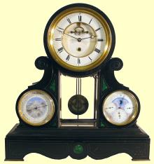 Extremely rare, year duration with Brocot — Antique Clocks Price Guide