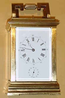 French carriage clock, c. 1900 — Antique Clocks Price Guide