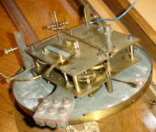 Weight driven master clock, German c. 1900 — Antique Clocks Price Guide