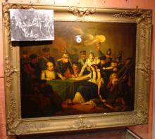 Musical month-going picture clock with seven tunes, from the estate of the Empress Eugenie of France (wife of Napoleon III). — Antique Clocks Price Guide