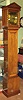 Unique long case clock