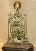 British skeleton clock, c. 1870