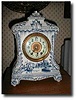 Waterbury Delft Style Porcelain Shelf Clock, circa 1905