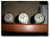 Three (3) Westclox Baby Ben Alarm Clocks