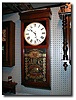 New Haven Clock Co. Advertising Wall Clock, Sauers Extracts, circa 1890