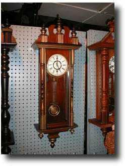 New Haven Clock Co. Vienna Style Regulator No. 25 Wall Clock, circa 1889 — Antique Clocks Price Guide