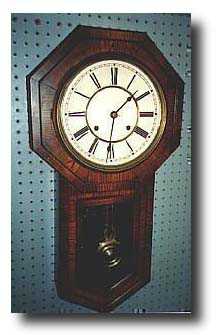 Japanese Seikosha Clock Co. Schoolhouse Style Wall Clock, circa 1890 — Antique Clocks Price Guide