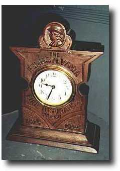 American Commemorative Advertising Desk Clock, circa 1925 — Antique Clocks Price Guide