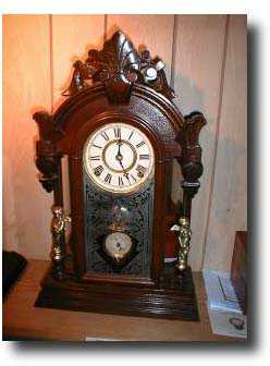 American Bridgeport Brass Co. Mantel Clock, circa 1860 — Antique Clocks Price Guide