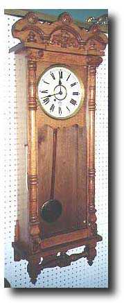 New Haven Clock Co. Wall Clock, "Elfrida", circa 1895 — Antique Clocks Price Guide
