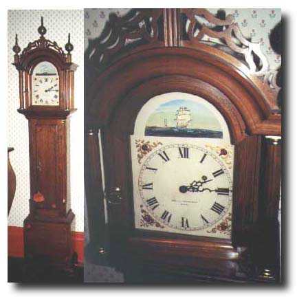 Bigelow and Kennard Longcase "Granddaughter" clock, circa 1935 — Antique Clocks Price Guide
