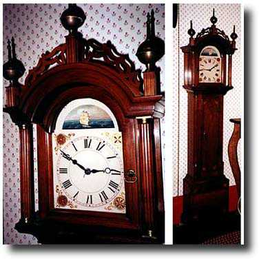 Eastman Clock Co. Longcase "Granddaughter" clock, circa 1930 — Antique Clocks Price Guide