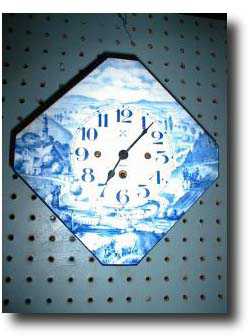 German Hamburg American porcelain wall clock, circa 1904 — Antique Clocks Price Guide