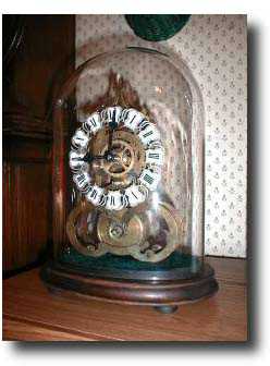 English Skeleton Clock, circa 1860 — Antique Clocks Price Guide