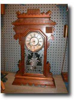 Ansonia Gingerbread Clock, "Clinton" model, circa 1885 — Antique Clocks Price Guide