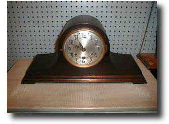 Black Forest Tambour Mantel Clock, Mauthe Clock Co., circa 1930 — Antique Clocks Price Guide
