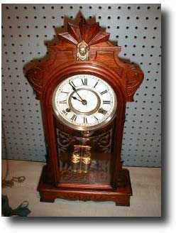 Jerome and Co. Walnut Shelf Clock, "The Rhine"; circa 1879 — Antique Clocks Price Guide