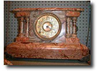 Seth Thomas Column and Lions Mantle Clock, circa 1890 — Antique Clocks Price Guide
