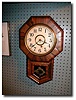 American "schoolhouse" clock c. 1901