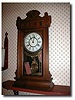 Walnut shelf clock c. 1890