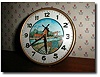 "Dutch" scene desk clock c. 1935