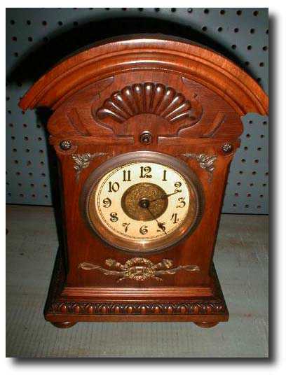 Musical Shelf Clock c. 1920 — Antique Clocks Price Guide