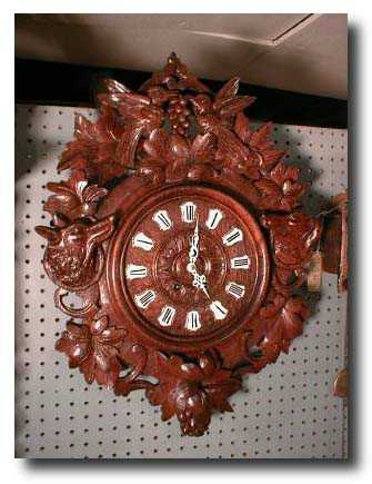 Black Forest Wall Clock c. 1870 — Antique Clocks Price Guide