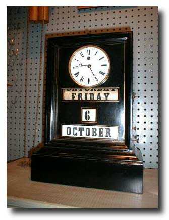 French Calendar Clock c. 1890 — Antique Clocks Price Guide
