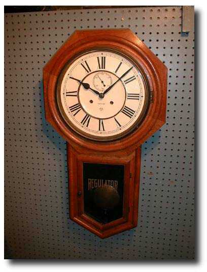 30 day Ansonia wall clock c. 1901 — Antique Clocks Price Guide