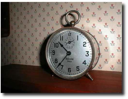 Bedside Alarm clock c. 1912 — Antique Clocks Price Guide