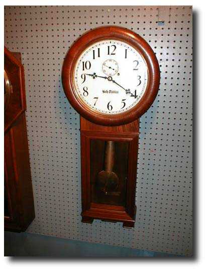 Large Seth Thomas wall regulator c. 1909 — Antique Clocks Price Guide