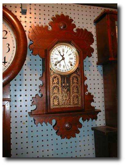 Wall calendar clock c. 1880 — Antique Clocks Price Guide