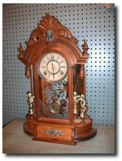 Mirrorsides Shelf clock circa 1835 — Antique Clocks Price Guide
