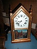 Eight-day gilded American clock makers began to export their movements and clocks to England around 1842.