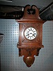Black Forest Oak Wall Clock With Strike on the Hours and Half-hours