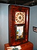 8-day time and strike OG clock with very early brass movement by Hiram Welton, Plymouth, Connecticut.