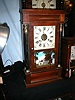 30-hour weight-driven mantle clock with time and strike on the hours.