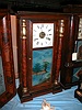 Soloman Spring mantle clock with modified Birge and Peck 8-day movement with modified 24 hour count wheel.