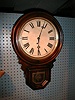 E. Ingraham Clock Company 8-day wall clock named the DEW DROP.