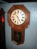 Octagon drop 'schoolhouse clock'.
