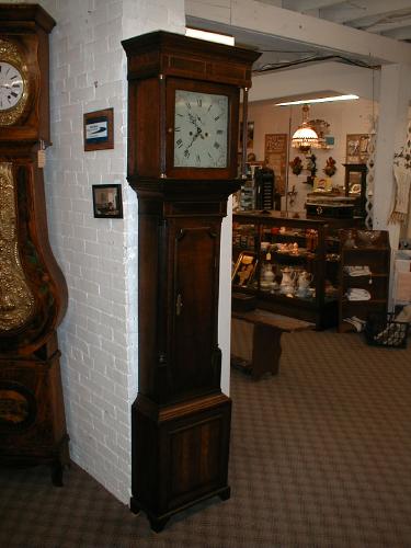 English tall case clock by John Edgecumb, Bristol. — Antique Clocks Price Guide