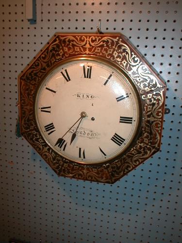 8-day English gallery clock . — Antique Clocks Price Guide