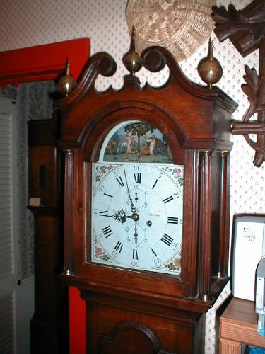 18th Century English tall case clock — Antique Clocks Price Guide