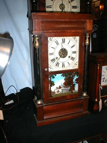 30-hour weight-driven mantle clock with time and strike on the hours. — Antique Clocks Price Guide