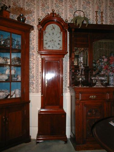 18th Century Massachusetts tall case clock. — Antique Clocks Price Guide