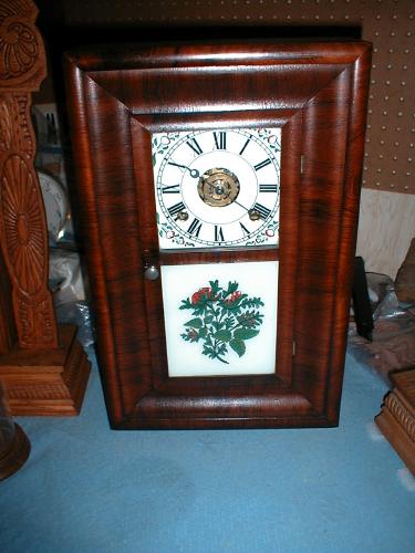 New Haven Clock Company 8-day "OG" mantle clock with alarm. — Antique Clocks Price Guide