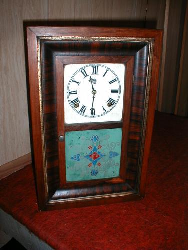 Mantle clock in miniature size with 8-day movement. — Antique Clocks Price Guide